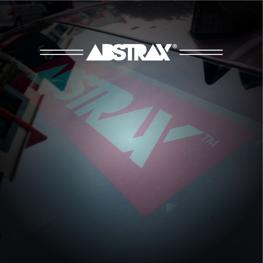 ABSTRAX® Car Sticker